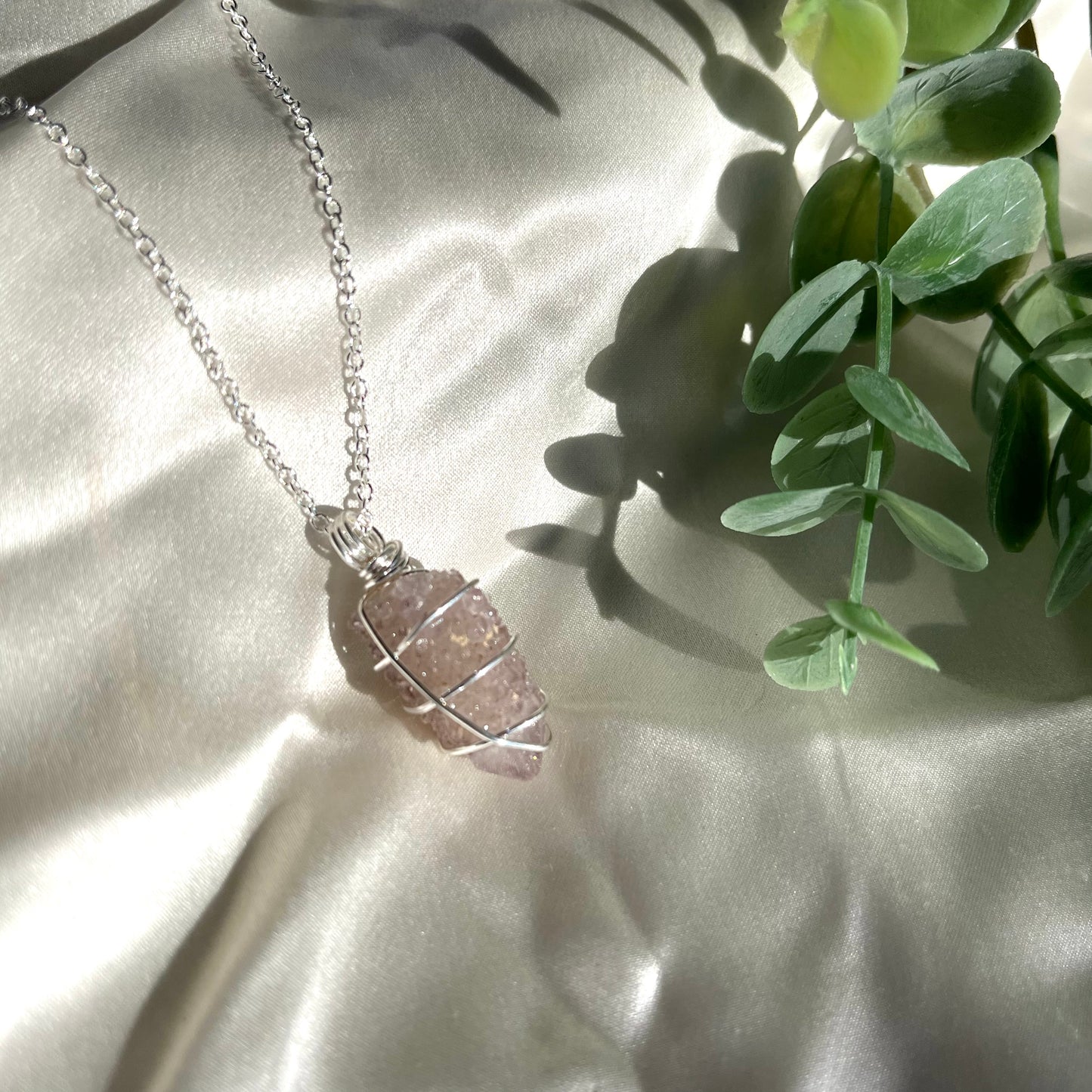 Spirit Amethyst Necklace (Silver)