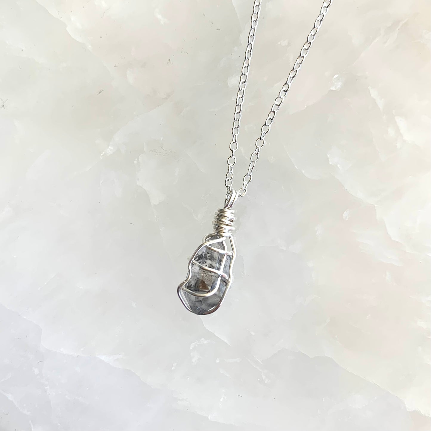 Tibetan Quartz Necklace (Silver)