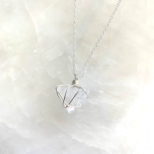 Apophyllite Necklace (Silver)